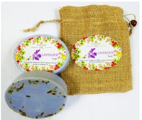 Lavender Soap with Lavender Buds 100 gm