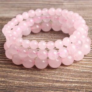 Rose Quartz  Bracelet 8 mm