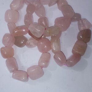 Rose quartz Tumble Bracelet