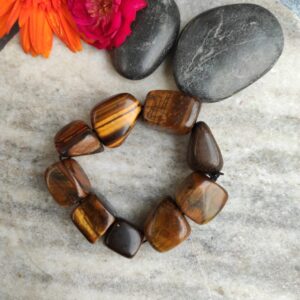 Tiger Eye Tumble Bracelet