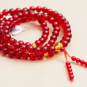 Red Jade Mala 8mm