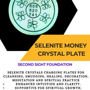 Selenite Money Crystal Plate